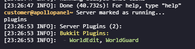 Plugins command