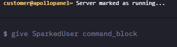 Give command example